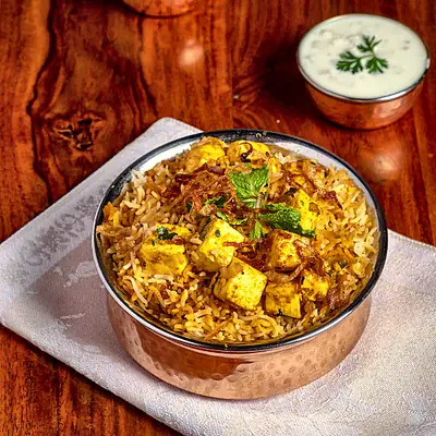 Paneer Biryani at Mustard Food Court, HSR Layout